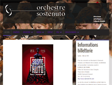 Tablet Screenshot of orchestresostenuto.com